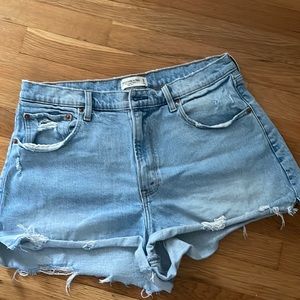 Abercrombie CURVE LOVE Denim Shorts